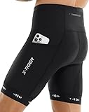 X-TIGER Radlerhose Herren mit 5D Sitzpolster,Fahrradhose Herren...