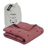 BLENKZ. Gewichtsdecke für Kinder | 3,5 kg | 100x150cm | Therapiedecke...