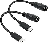 Artilits 30 cm Typ C auf 5,5 x 2,1 mm DC-Adapterkabel, unterstützt 5 V 12...