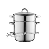 Florina Entsafter 7 l | Induktion Dampfentsafter FRUIT aus 18/10 Edelstahl...