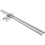 WMF Nuova Chopstick 6-teilig, Essstäbchen mit Besteckbänkchen für 2...