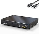 Kompakter DVD-Player für TV - HD DVD CD Player Codefree, mit HDMI (1080p...