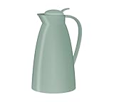 alfi ECO 1,0l, mint grün, Isolierkanne mit hygienischem Hartglaseinsatz...