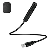 HOTUT USB Mikrofon, Mikrofon PC Klein Omnidirektionaler mit 360°...
