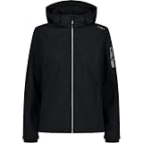 CMP Damen Damen-softshelljacke Mit Abnehmbarer Kapuze Jacke, Schwarz, M EU