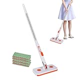 Click Mop - Lock Washer, Längenkontrollgriff Polierer, langlebiger weicher...