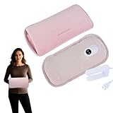 WRQIOO Elektrische Wärmflasche, Wärmflasche mit Bezug, Wiederaufladbar &...