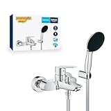GROHE Start, Badewannenarmatur mit Duschkopf (Duscharmatur für die...