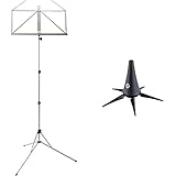 König & Meyer K&M 101 Notenpult nickelfarbig & 15228 Klarinettenständer...