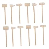 Toyvian 12Stücke Holzspielzeug Mini Hämmer für Lernspielzeug Sicheres...