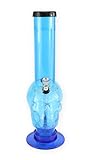 Budawi® Acrylbong Skull Totenkopf mit Alu Chillum und Kickloch...
