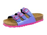 Lico Unisex Bioline Kids Pantoletten, Lila Pink, 34 EU