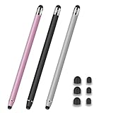 Jinpojun 3er Pack Tablet Stift für Alle Tablets, 2 in 1 Touchscreen Stift,...