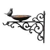 Wasserwanne für Wandmontage | Gartenornament aus Gusseisen, Wasserschale...