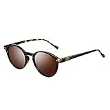 ZENOTTIC Sonnenbrille Polarisiert Rund Retro Klassisch UV 400 Schutz...