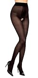 Glamory Damen Ouvert 40 Strumpfhose, 40 DEN, Schwarz (Schwarz Schwarz),...