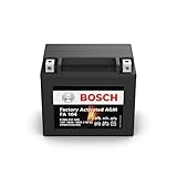 Bosch FA104 - AGM-Motorradbatterie - 12V 180A 10Ah - Geeignet für...