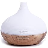 ASAKUKI 300ml Aroma Diffuser für Duftöle, Premium Ultraschall...