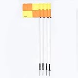 FORZA Federbelastete Fußball-Eckfahnen | Robuste, sichere und gut...