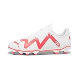 PUMA Future Play FG/AG Jr Fußballschuh, Fire Orchid White, 31 EU