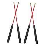 UKCOCO 2 Paare Chinesische Diabolo Sticks mit Robustem Fiberglasstab...