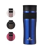 SANTECO Kaffee-Reisebecher 510 ml, Thermosflasche aus Edelstahl,...
