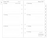 newestor 2025 Wochenplaner Einlage Personal A6, 1 Woche auf 2 Seiten mit...
