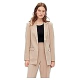 PIECES Damen Pcbozzy Ls Loose Blazer Noos Bc Klassischer Blazer, Silver...