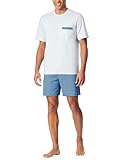 Schiesser Herren Schlafanzug kurz Rundhals - Nightwear Set