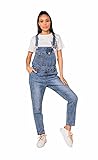 Nina Carter Damen Latzhose Jeasns Boyfriend Denim Overall Jumpsuit...