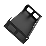 LIFKOME Wandmontiertes Gewürzregal aus Abnehmbarer Schwarzer Ablagetablett...