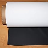 Beamerleinwand Stoff (100x200 cm) Leinwandtuch Beamer Leinwandstoff...