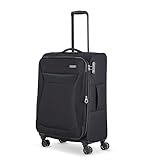 Travelite 4-Rad Koffer Größe M Weichschale, Gepäck Serie Chios mit...