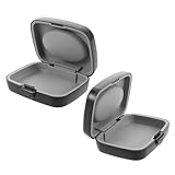 PACKOVE 2 Stück Hörgeräte-aufbewahrungsbox Stoßfest Gepolstert Kompakt...