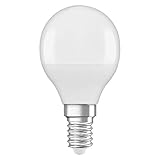 OSRAM LED-Lampe mit E14-Fassung, Tageslicht (6500 K), Tropfenform, 4,9 W,...