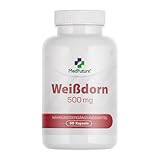 Weißdorn Extract 500 mg 60 Kapseln Verbesserung des Herz-Kreislauf-Systems