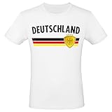 Alsino T-Shirt Deutschland Design - Europameisterschaft 100% Baumwolle...