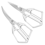 2 Stück Küchenschere Set,Geflügelschere,Haushaltsschere aus...
