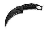KS-11 19cm Black CS-GO Counter-Strike Honshu Karambit - Tiger-Tooth - Real...