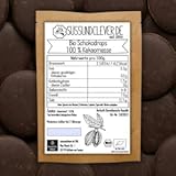 süssundclever.de® Bio Schokodrops 100% | 1,0 kg | Kakaodrops | 100%...