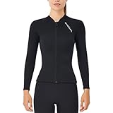 AMSLSIU Dive SAIL 2MM Neoprenanzug Tops Thermo-Neoprenanzüge UV-Schutz...