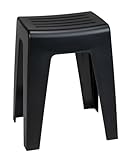 WENKO Badhocker Mod. Kumba, Hocker in modernem Design aus Kunststoff in...