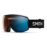 Smith Moment Schneebrille 2025 Black/chromapop pro photochromic Blue Mirror