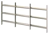Alberts 553692 Fenstergitter Venlo | ausziehbar | galvanisch blau verzinkt...