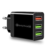 USB ladegerät netzteil stecker schnellladegerät Adapter,3Ports ladegerät...