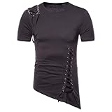Kurzarm Herren Regular fit Mode Tops Leichte Komfortabel Atmungsaktiv...