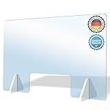 AtHaus® Spuckschutz Premium Quality Schutzscheibe aus Acrylglas 100 x 60...