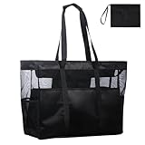 DEWUR Strandtasche XXL Familie Groß Badetasche Strandtasche mit...