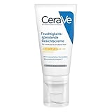 CeraVe Feuchtigkeitscreme für das Gesicht mit LSF 50, Creme für trockene...