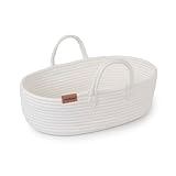 Miniland Tragekorb aus Baumwolle, 31195, Weiß